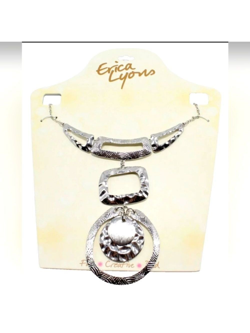 Erica Lyons Silver Statement Necklace